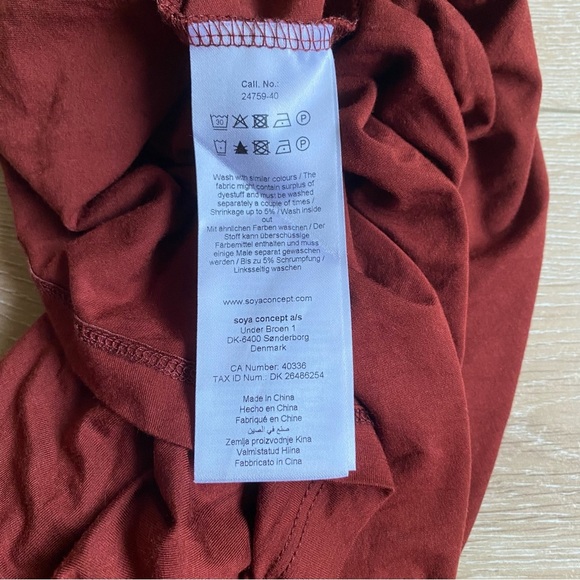 Soyaconcept 3/4 sleeve shirt Lyocell blend large soft & stretchy - Picture 5 of 7